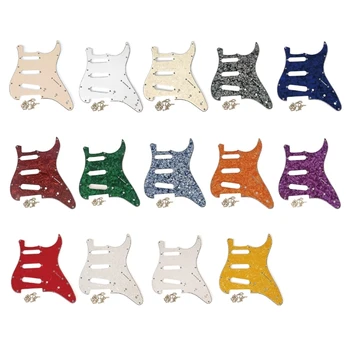Гитарные детали Накладные щитки Стандартные с 11 отверстиями и 6 струнами Подходят для современных бас-гитар